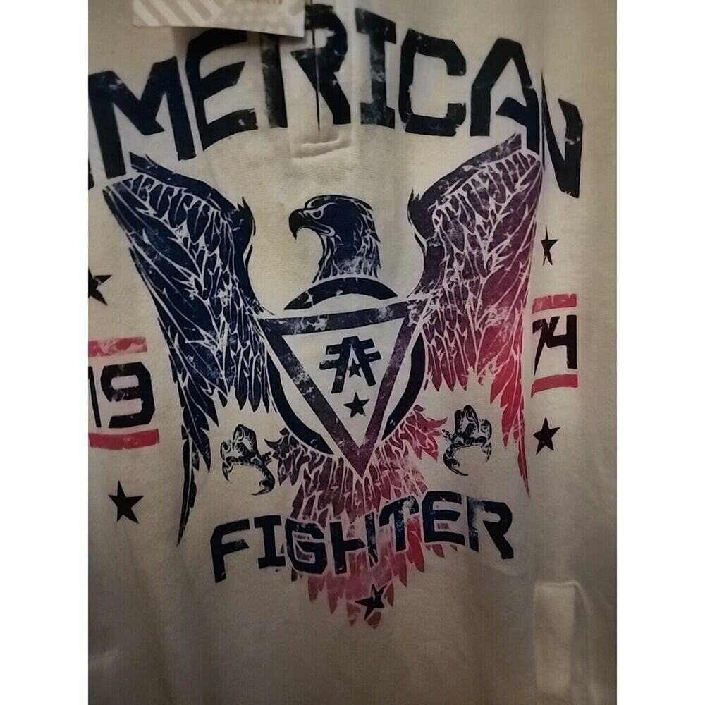 American Fighter Chicago Small 1/4 Zip Long Sleeve Pullover Affliction A107‎